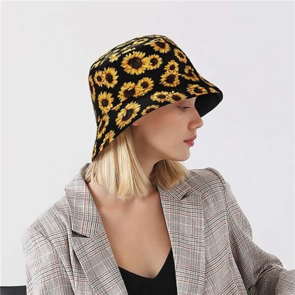 Cute Bucket Hat Reversible Double-Side-Wear 021 - Picture 1 of 4